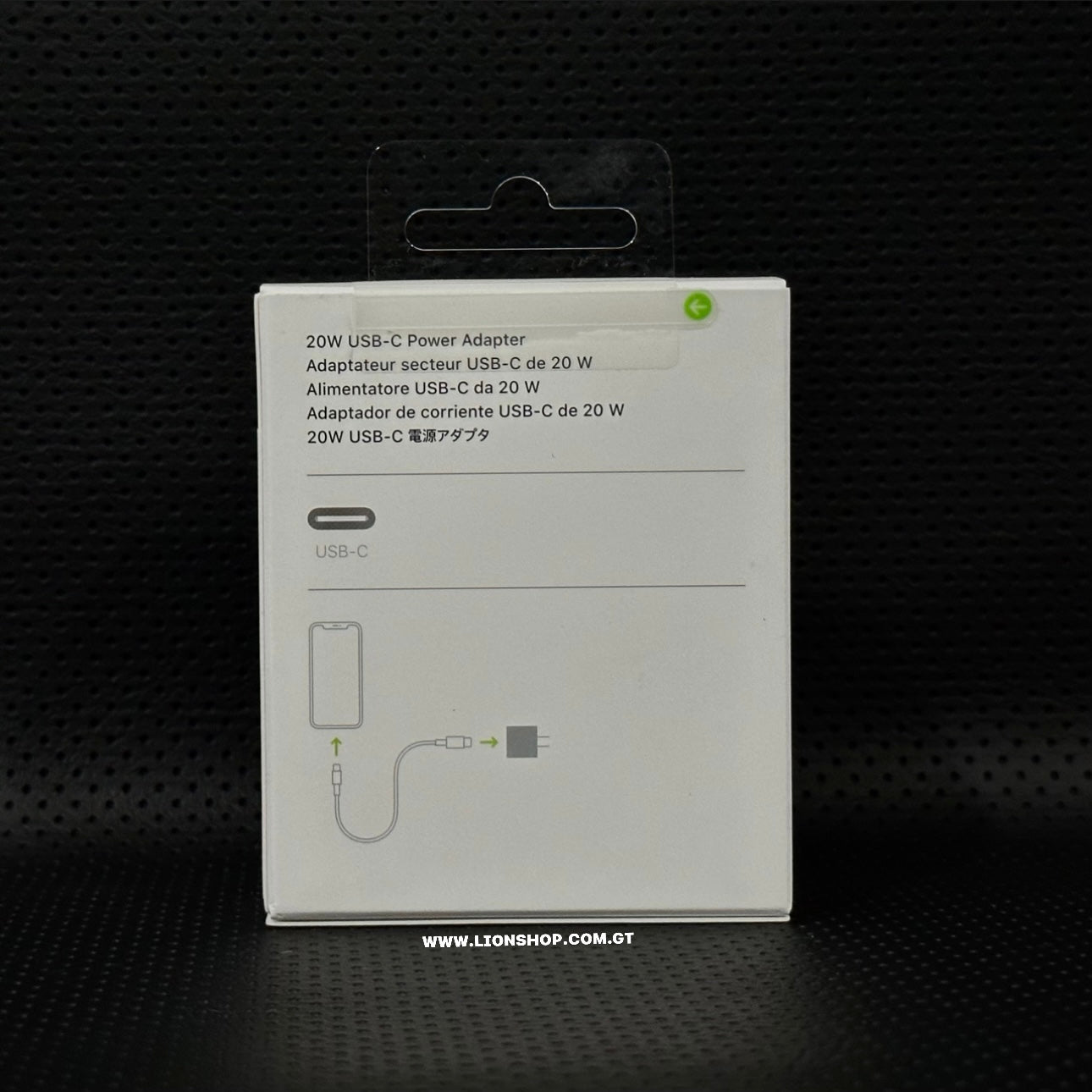 Apple Adaptador de corriente USB-C de 20W